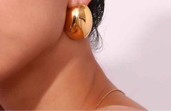 PENDIENTE OVAL
