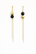 PENDIENTES ONYX DORÉ