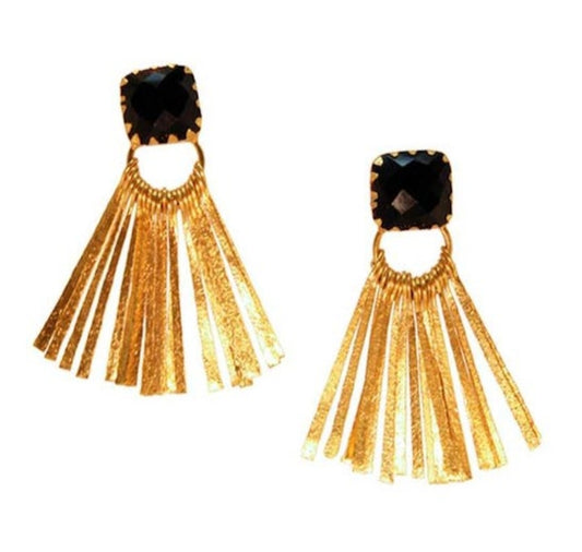 PENDIENTES LORETO NEGROS